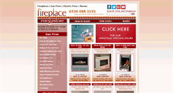 Desktop Screenshot of fireplacemegastore.co.uk