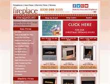 Tablet Screenshot of fireplacemegastore.co.uk